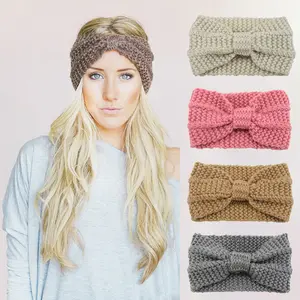 Knit Ear Warmer Headband - Handmade Winter Hair Accessory with Stripes