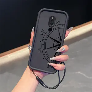 Redmi 8 Compass Hand Rope Combination Assembly phone Case For Xiaomi Redmi 8 with silicone shock proof design perfect for popular