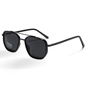Luxury Retro Polarized Aviator Sunglasses, UV400 Full Protection Anti Glare Lens, Lightweight Durable Metal Frame Shades for Men Women Driving Fishing Travel Daily Use