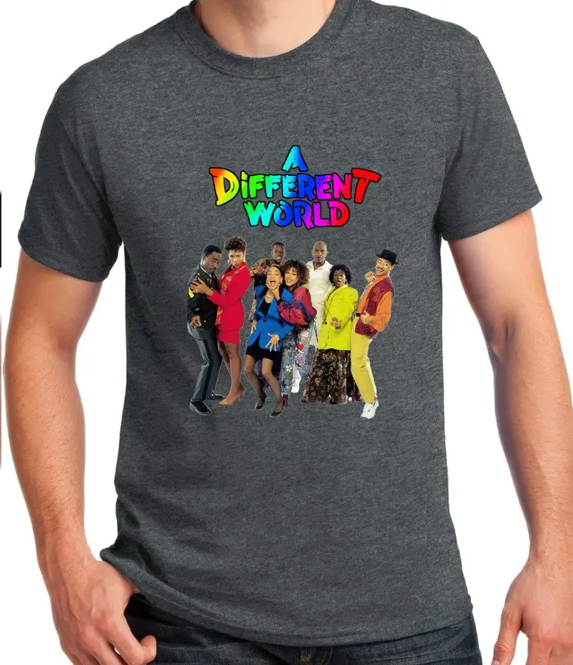 Anna Love Store, A Different World 90s TV Shows Graphic Vintage Inspired Black Art Movie Sitcom Fan Funny T Shirt, 90s Sitcom T-Shirt, Great Gift, Television Show Shirt, Classic Shirt, Nostalgia Shirt, Gift for men, Gift for women