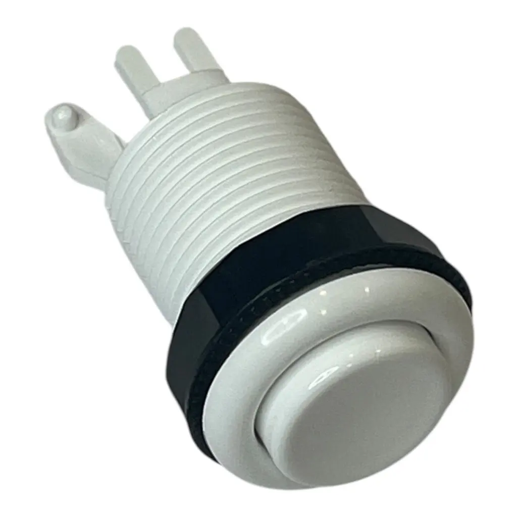 Original IL Concave Arcade Push Button 28mm Authentic Arcade Button White (Industrias Lorenzo PSL-L)