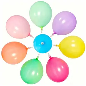 32 Pcs Knotless Latex Balloons with Easy-Seal Valves, No-Tie Reusable Heavy Duty Biodegradable Supplies for Birthday, Wedding, Christmas, Halloween, Baby Shower & Gender Reveal Decor