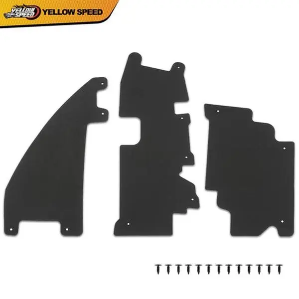 ALLGOOD 100% New Vehicle Specific Fit 3PC High-Quality Durable Radiator Grille Air Deflectors Set with Fasteners, Direct Replacement for 09-14 Ford F150 Raptor Truck (Car Cover Not Included)