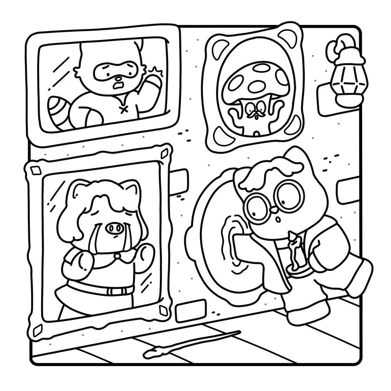 Wizard Uni: Spellbound School Coloring Book for Adults Teens & Kids with 50 Free Digital Bonus Pages Fuzzy Cat Witch Friends & Comfy Ghost in Magic School