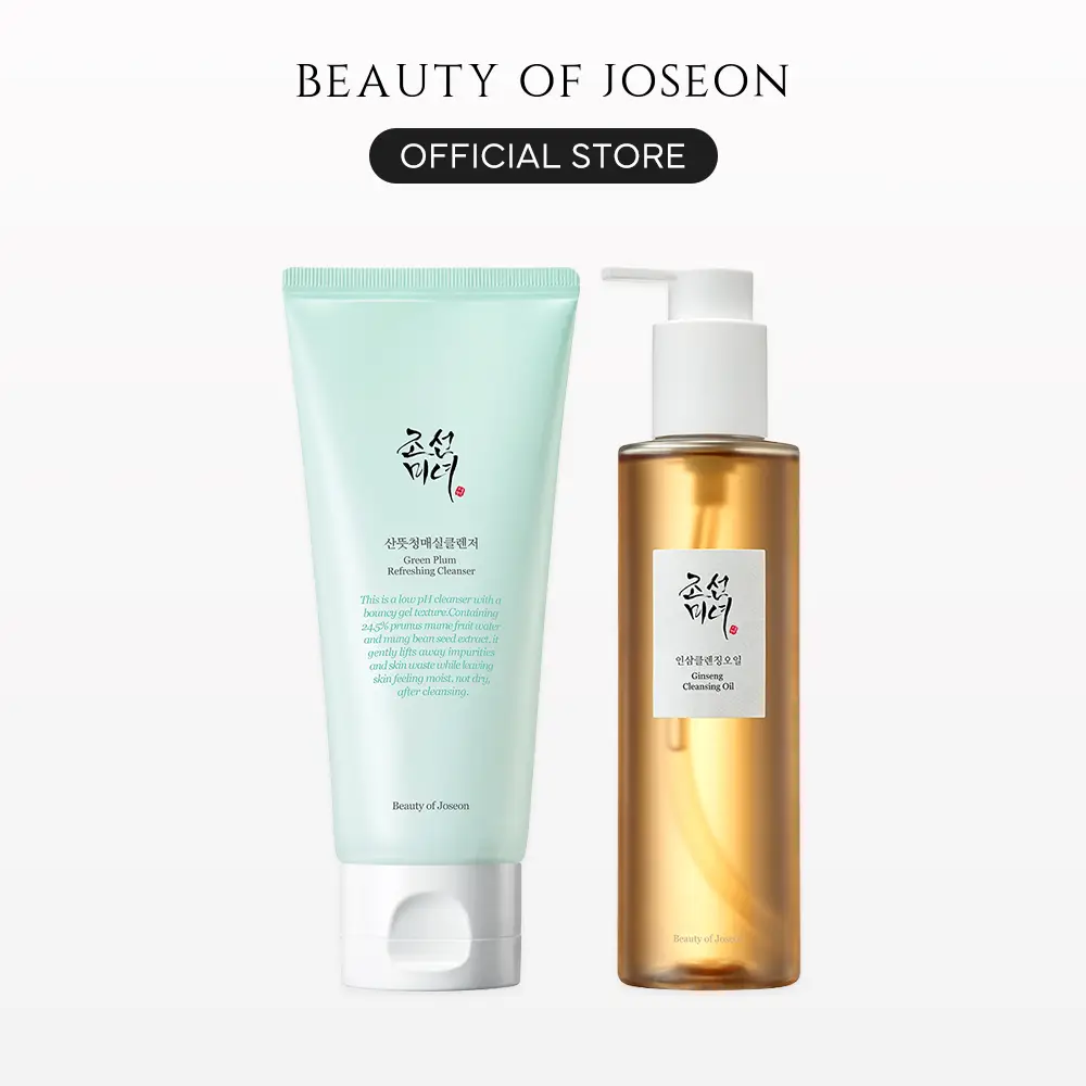 Beauty of Joseon Official Deep Double Cleansing Duo EFFECTIVELY REMOVE MAKEUP DEEP CLEAN PORES