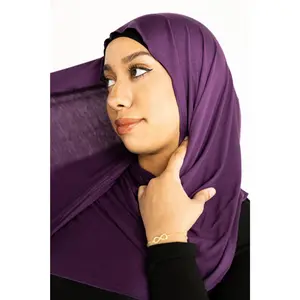 Jersey Hijab - Plum Purple