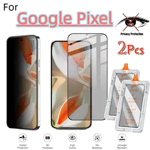 2-Pack Privacy Tempered Glass Screen Protector for Google Pixel Series, Ultra-Clear Anti-Spy Film, Easy Install, Scratch Resistant