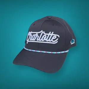 Glory Days Apparel - Mid Profile Country Club All-Star Rope Hat (Black)