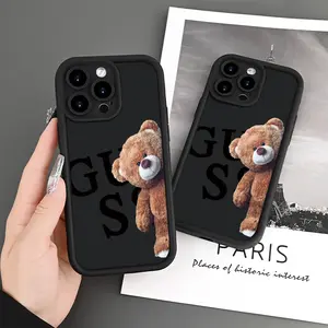 Phone Case - This Protective Case Features a Charming Bear Design, Showcasing Your Distinctive Style. It Is Compatible with Various for iPhone 17 E Air Pro ProMax iPhone16 15 14 Plus 13 12 Mini 11 X XS XR