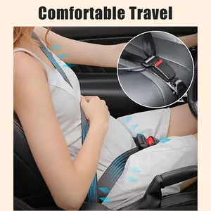 Car Seatbelt Adjuster, Abdomen Relief & Non-Pressure Daily Fit