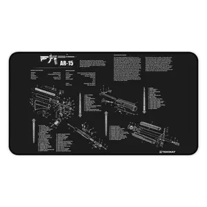 AR-15 Gaming Desk Mat Extra Large Gaming Mouse Pad Perfect Gift for Gamers