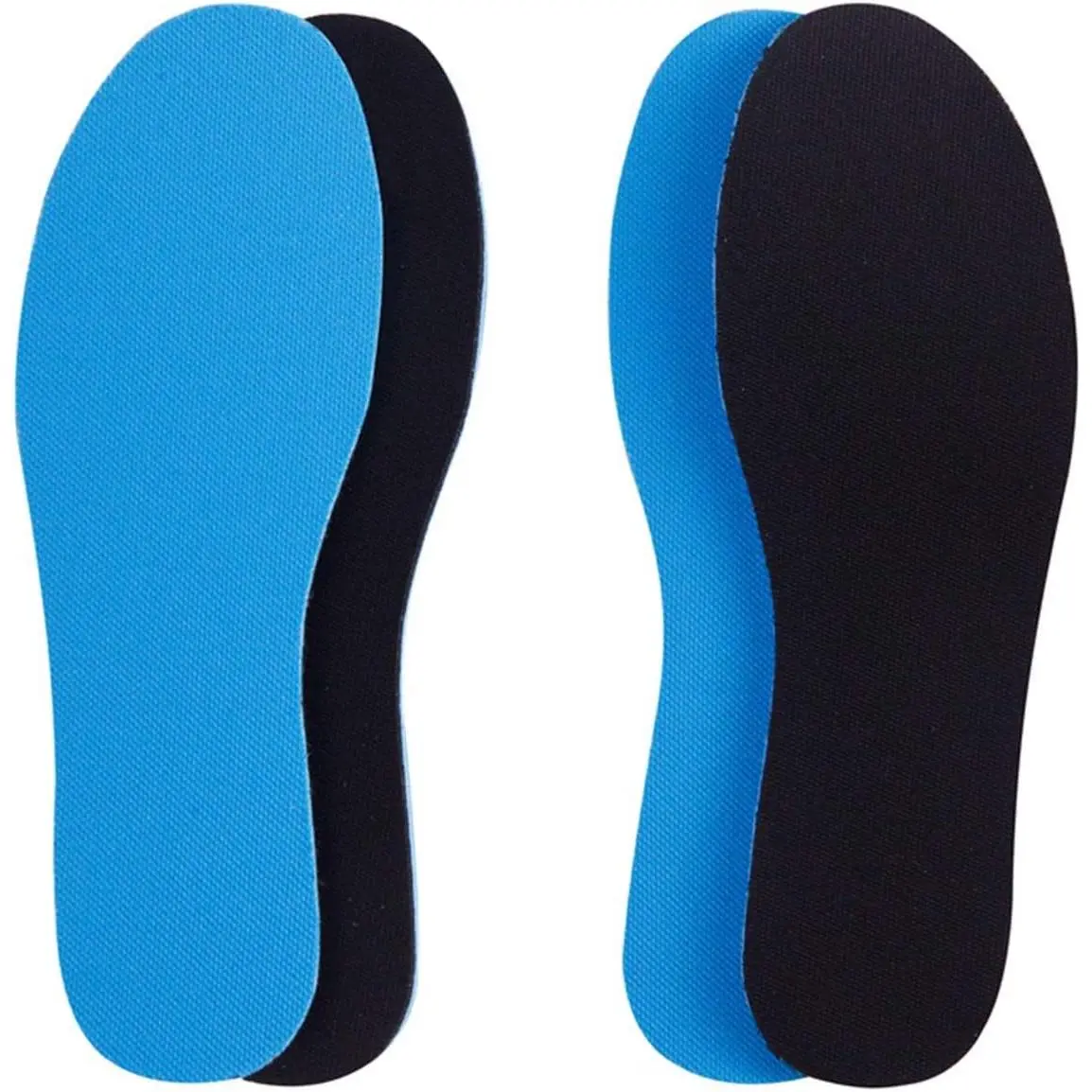 2 Pairs Breathable Shoe Inserts for Men and Women, Ultra-Thin Polyurethane Foam Insoles with Shock-Absorbing Cushioning, Trim-to-Fit for Casual, Sport, and Work Footwear
