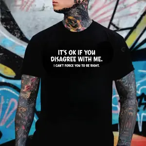 It’s OK If You Disagree With Me T-shirt, Sweatshirt, Hoodie – Sarcastic Confidence Quote Hoodie for Men, Funny Attitude Streetwear Sweatshirt
