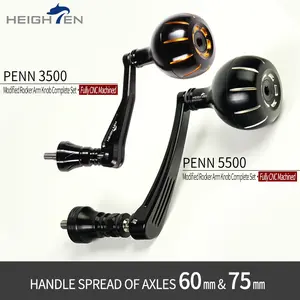 HEIGHTEN Plug & Play Handle for Penn Spinfisher VI VII 2500-6500 Battle II III 2000-4000 Spinning Reel Power Handle