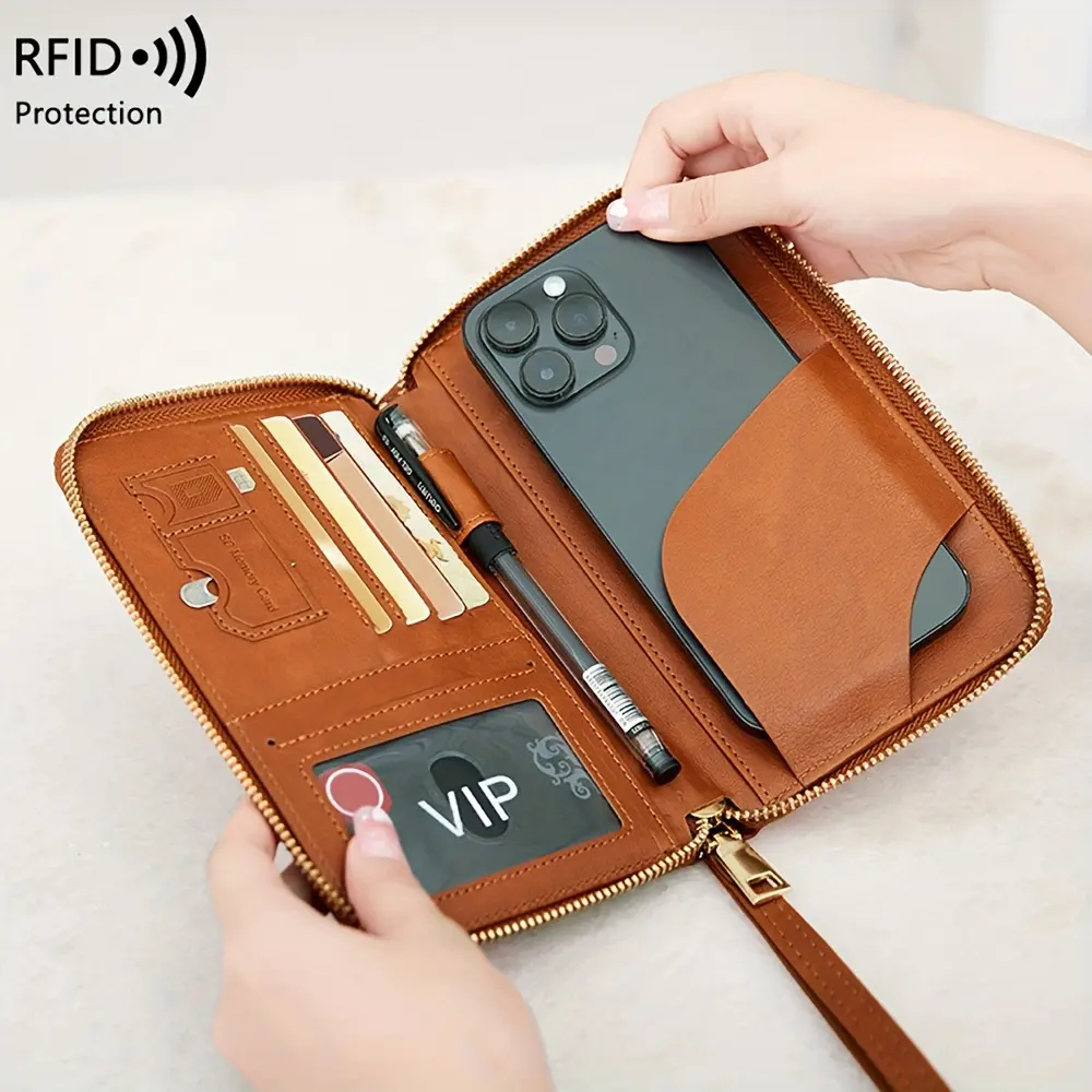 Passport Holder Covers Case, Travel Wallet Passport Holder with Pen Holder, Cute Passport Book For Women And Men