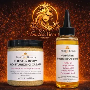 Daphnee Beauty Breast Firming & Toning Cream and Oil Set for Enhanced Skin Texture and Firmness Body Care Cosmetic