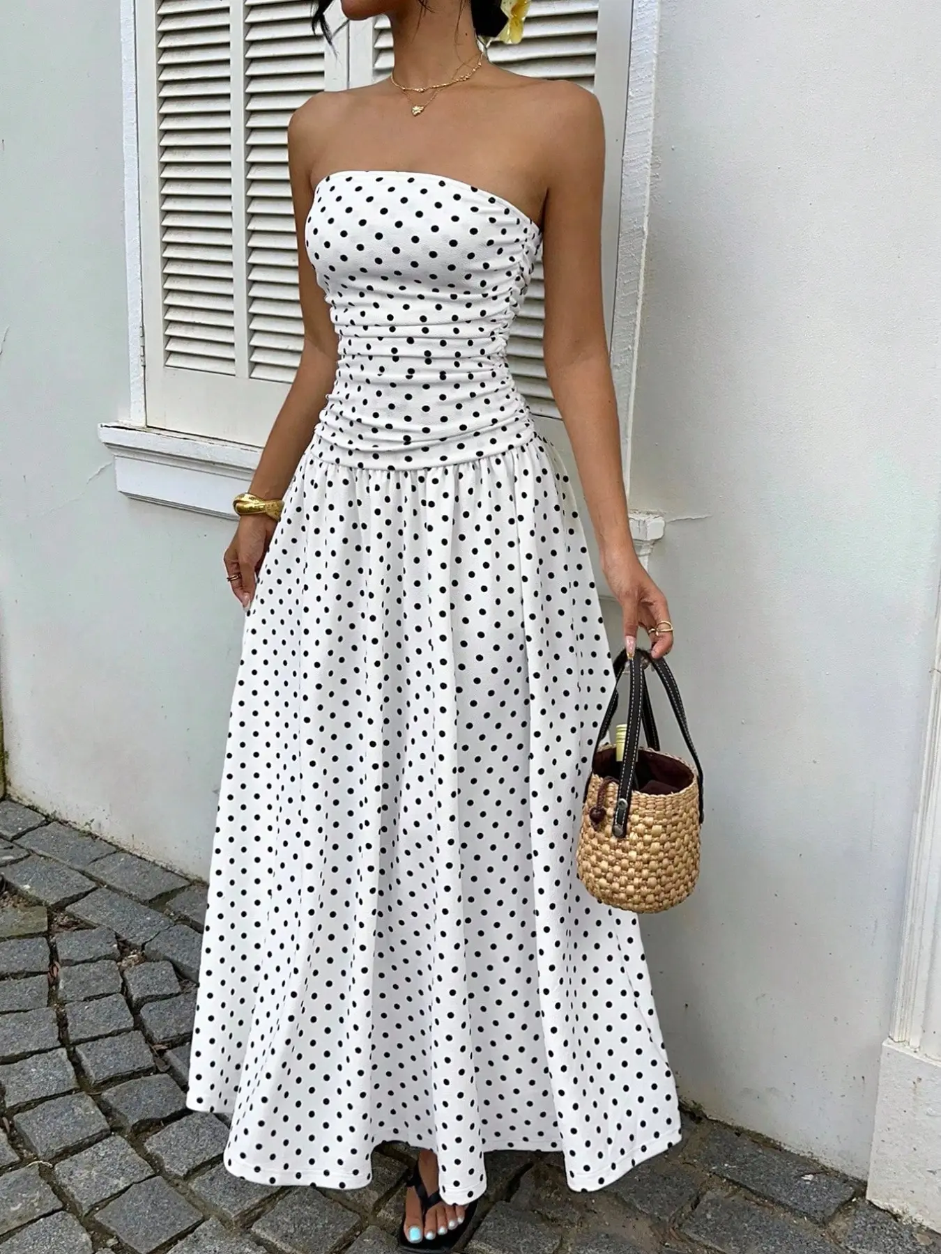 sleeveless halter midi dress Faithfull The Brand Marais Palazzo Pink Halter Linen Midi Dress main image 0