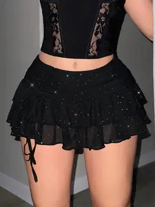New Fashion Short Skirt, Sexy Festival Versatile Casual Mini Skirt, Women's Ideal for Bars, Nightclubs, Shopping, Y2K Style
