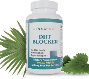 DHT Blocker Hair Growth Supplement with Saw Palmetto, Supports Stronger Fuller Hair Regrowth Reduces Shedding and Promotes Scalp Health for Men and Women