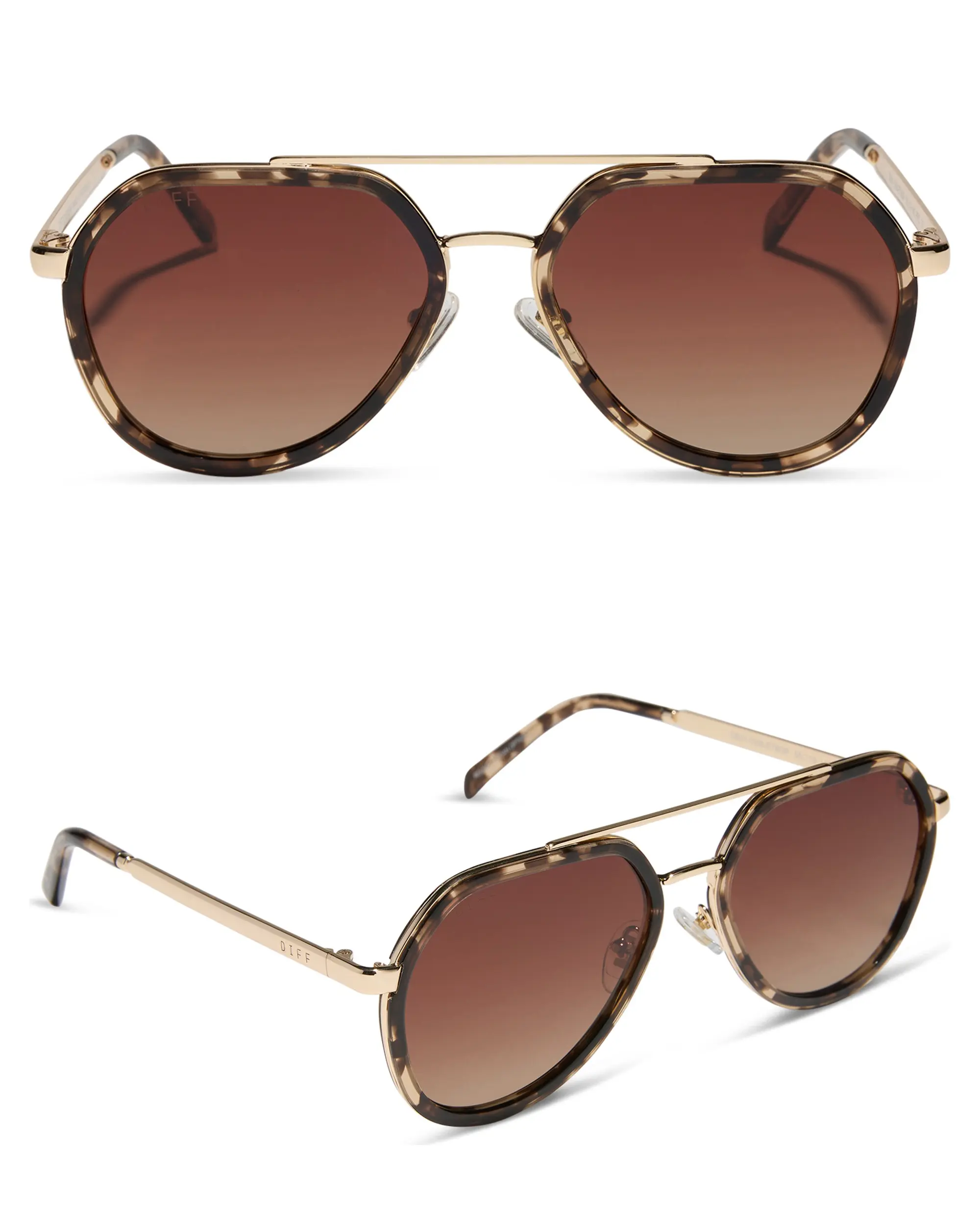 DIFF Joey Oversized Aviator Sunglasses for Men and Women Polarized UV Protection DIFF Joey Oversized Aviator Sunglasses for Men and Women Polarized UV Protection