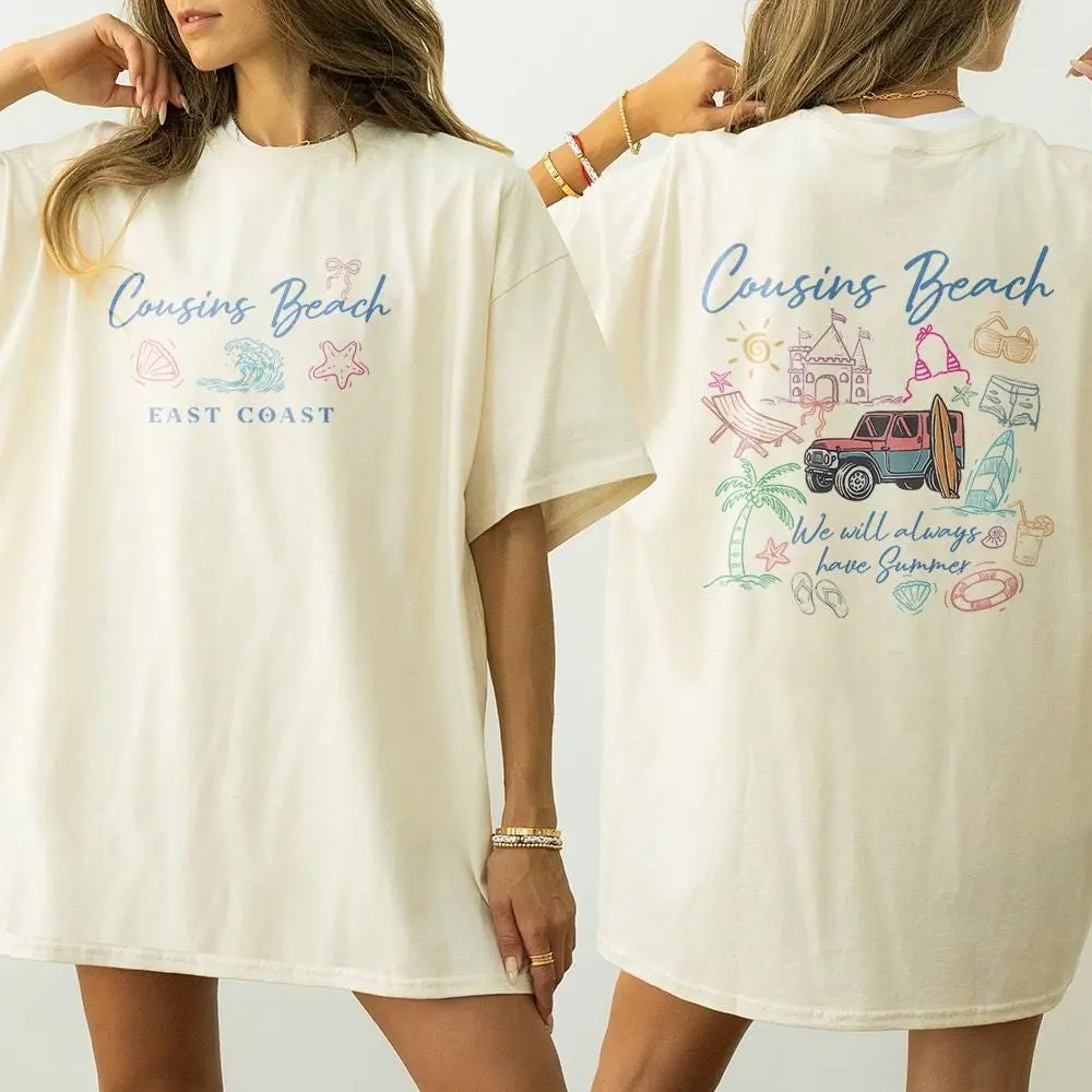 Cousins Beach Shirt TSITP Shirt The Summer I Turned Pretty 2 Sides Shirt We Will Always Have Summer Tee Team Conrad Belly Jeremiah Shirt