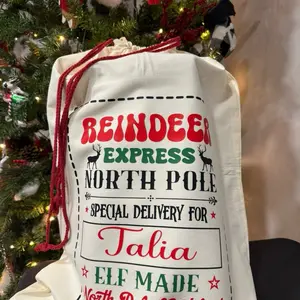 Personalized Santa Sack / Gift Bag