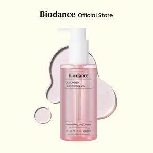 [Biodance Official] Collagen Cleansing OilㅣFacial Oil Cleanser, Gentle Makeup Remover without Clogging Pores, Removes Bleackhed and Whitehead for Sensitive Skin, Oily Skin, 6.76 fl. oz. (200 ml)