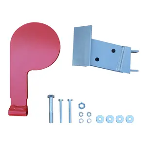 AIMPULSE 6" x 3/8" AR500 Dueling Tree Paddle-RED--1 Piece