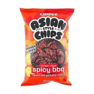 CALBEE ASIAN-STYLE Potato Chips, Korean-Style Spicy BBQ 6 oz CALBEE ASIAN-STYLE Potato Chips, Korean-Style Spicy BBQ 6 oz
