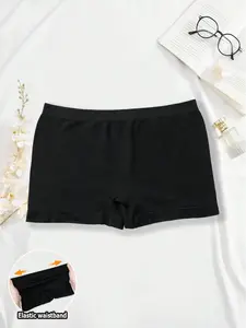 Women's Boyshorts Low Waist Seamless Boxer Briefs Comfortable Panties Sexy Lingerie Soft Shorts Panty Underwear Women Butt Lift Shapewear Knickers Minimal Style Shaping Sports Underpants Suitable For Summer With Dresses