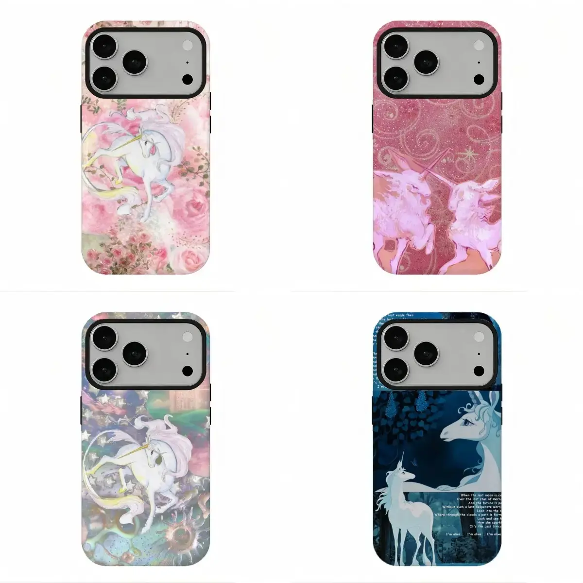 Y2K Fairycore Unicorn Themed Phone Case Premium Texture, Anti-Drop, Anti-Fingerprint For IPhone 17-11, Pro Max, Pro Plus, and Samsung S26-22 Protection Safety