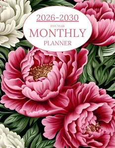 2026-2030 Monthly Planner: Five Years Calendar with Federal Holidays from January 2026 to December 2030/Large Size