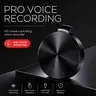 Smart Voice Recorder - Multifunction HD Audio Device with 1-Touch Op., 1-Click Recording, Noise-Canceling, Rechargeable Long Battery Life, USB Support