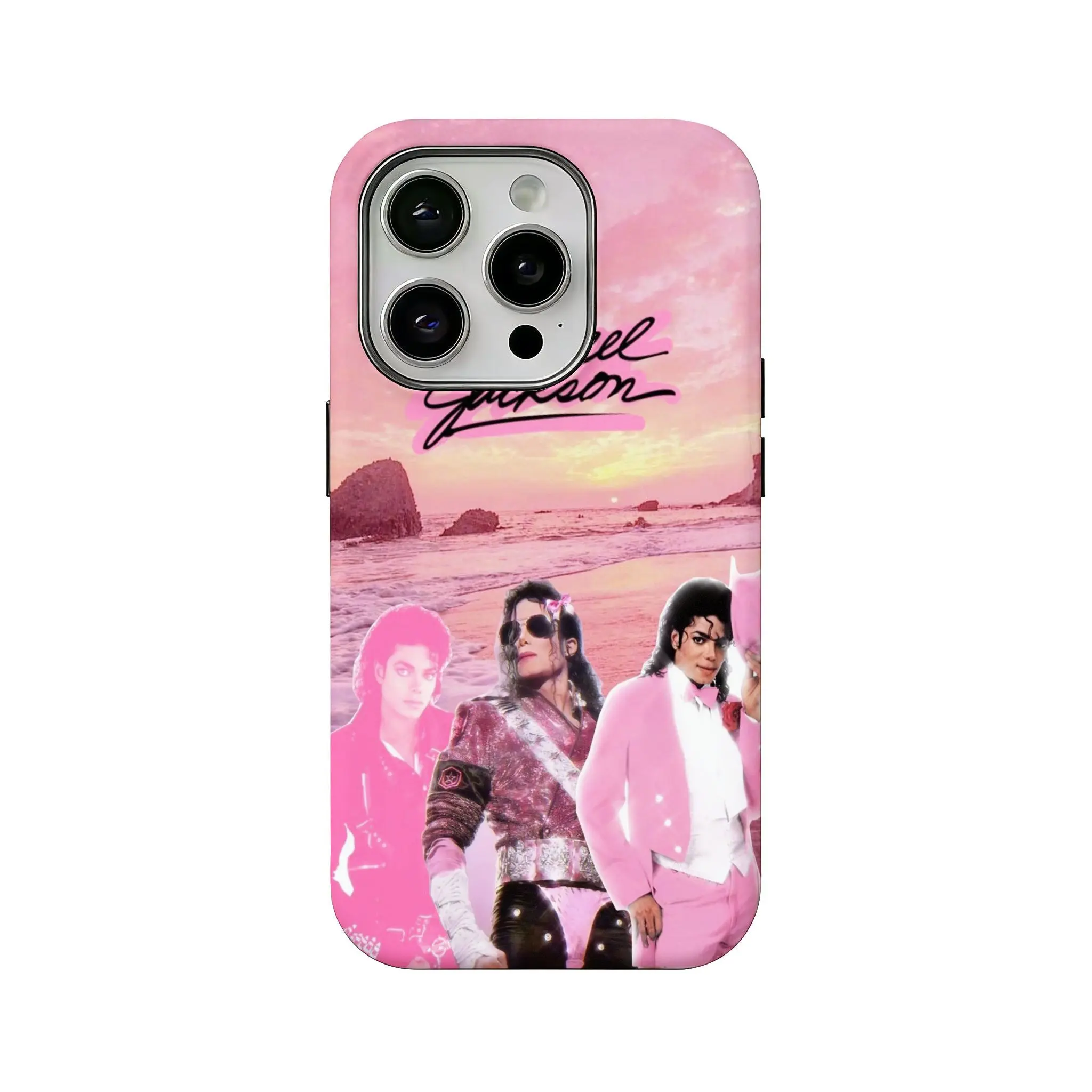 Michael Jackson design phone case, compatible with iPhone 12, 13, 14, 15, 16, and 17. A perfect gift choice for fans.