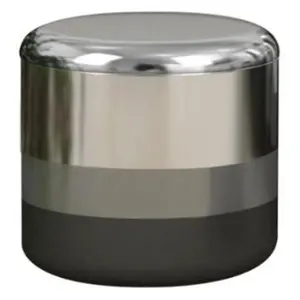 Tatara Group  Triune Collection Cotton Jar - Platinum 3 Tone Finish