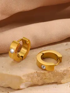 French Style Stainless Steel Earrings, Classic Style Earrings, Unisex Fashionable Jewelry, Perfect for Daily Use & Gifting, All Season Wear, Jewelry Gifts