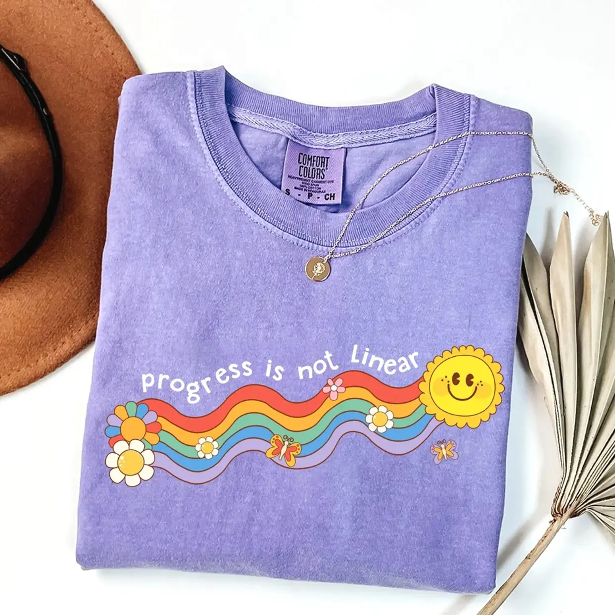 Comfort Colors Progress Is Not Linear Teacher Shirt, Mental Health Awareness Shirt, SPED Teacher Shirt, Special Education Tee 325