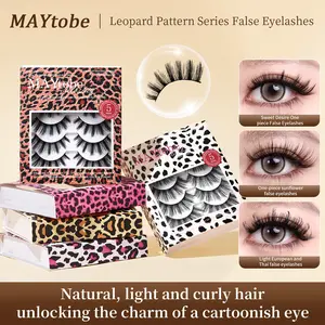 MAYtobe False Eyelashes Lightweight Natural Look Includes 5 Pairs Of Lashes Easy to Apply, Reusable Lash Clusters