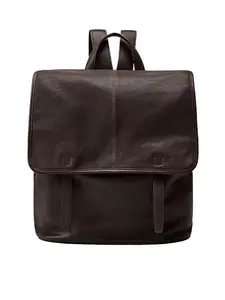 2026 New Messenger Series Backpack - Vertical Style Genuine Leather Large Capacity Dual Shoulder Bag for Office Commuting Casual Design