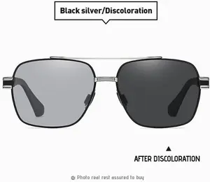 Unisex Vintage Top Bar Sunglasses - Eyeglass Photochromic Glass, Fashionable Design for Everyday Use, Sunglasses Trends 2024 for Summer Vacation sunglasswomen