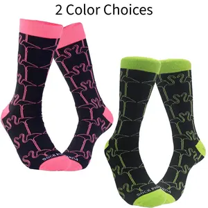 Stylish Flamingo Pattern Socks from the Sock Panda (Adult Large)