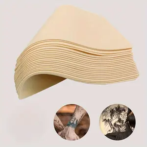 5pcs Tattoo Blank Practice Skin Eyebrow Gragon Pattern Paint Mixer Makeup Synthetic Leather Tattoo Accessories