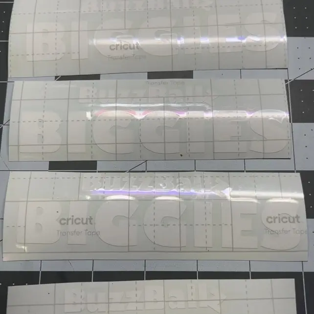 Buzzballz White Adhesive Vinyl