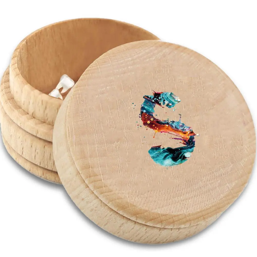 Wooden Tooth Box, 1 Count Tooth Case Organizer, Dustproof Container, Wooden Crafts Case Protector, Collection Souvenir for Lost Tooth