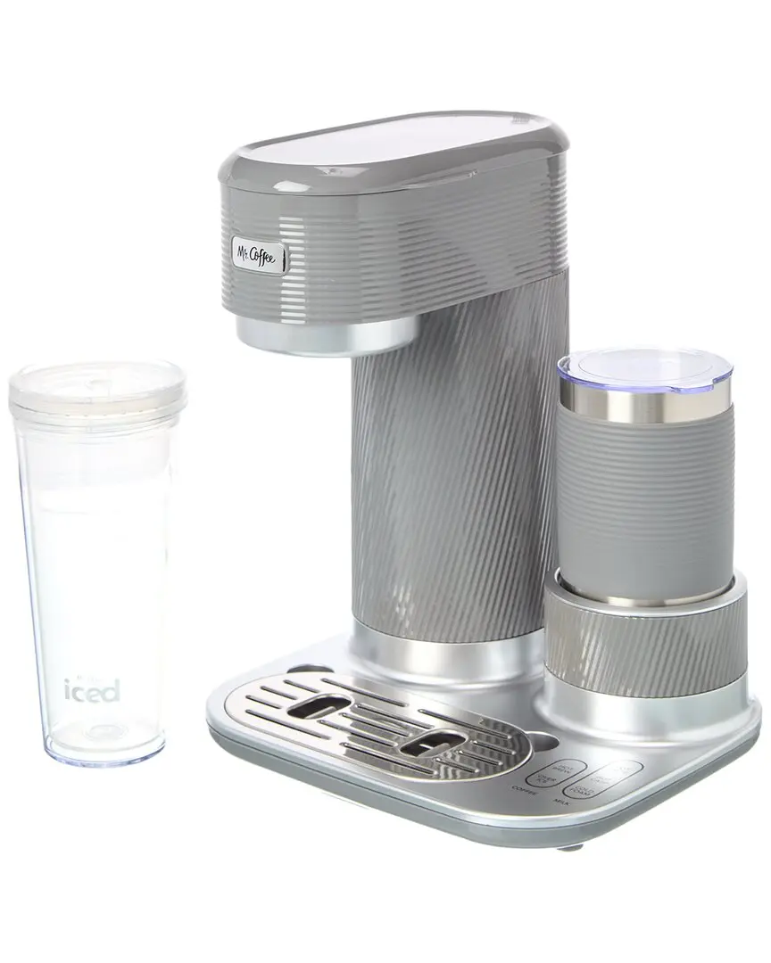 Mr. Coffee 4-in-1 Single-Serve Latte Lux with Milk Frother