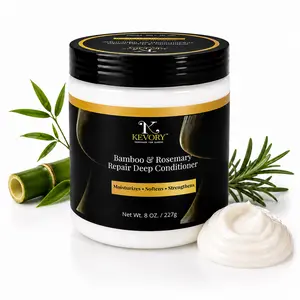 Kevory Bamboo & Rosemary Strengthening Deep Conditioner - Nourish Moisturize Protect with Bamboo Extract & Rosemary for Stronger Hair Growth