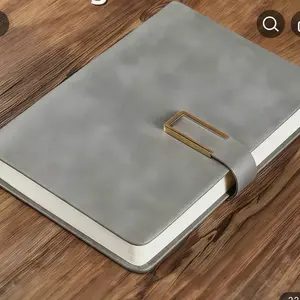 Journal with Elegant Leather Cover and Gold Buckle Closure for Daily Notes and Reflections