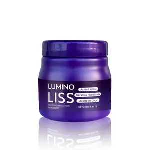 Protein Hair Straightening Cream – Protein-Infused Nourishing Smooth Hair Treatment, Creates Silky Frizz-Free Shine and Long-Lasting Sleek Atmosphere Hairstyle