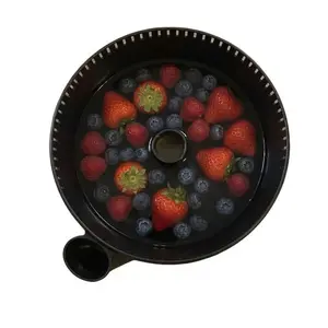 Fruit & Vegetable Washer Bowl – Portable Vortex Kitchen Cleaner for Fresh Produce, Easy Rinse Design, Durable 3D Printed PLA, Reusable and Eco-Friendly, Made in USA for Healthy Living Tableware Basket Strainer