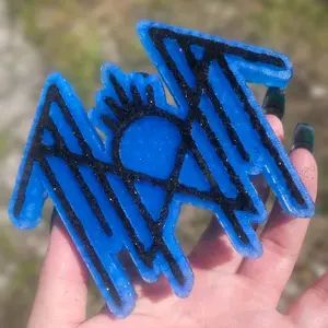 Sleep Tkn- Blue/Black Velvet- Black Ice Car Freshie